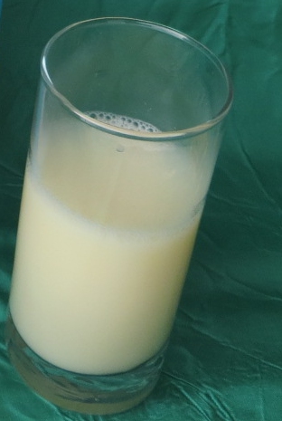 Copo de leite de soja